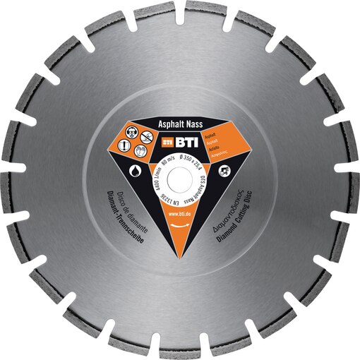 Diamant-Trennscheiben, Diamanttrennscheiben, DTS Asphalt Nass, DTS Asphalt Naß